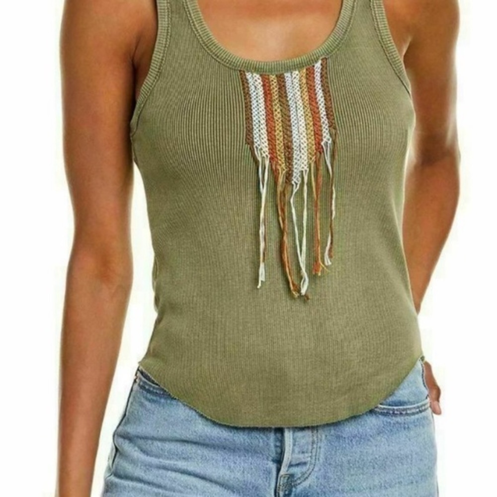 Free People Embroidered Tank - Picture 5 of 10